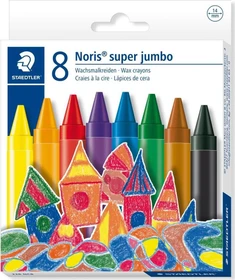 Staedtler Noris Club 226 Super Jumbo Wachskreide 14mm, 8 Farben