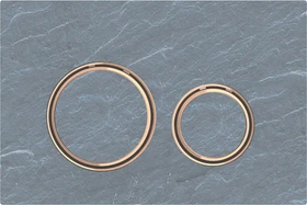 Geberit Sigma21 Betätigungsplatte Mustang Schiefer/rotgold