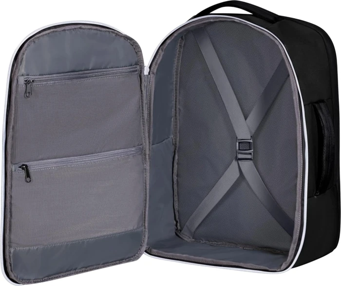 Samsonite GuardIT Classy 2.0, Underseat Backpack M, Untersitz Handgepäck, Kabinentasche, Flugzeug Rucksack, 17.3", 45cm, 27.5l, schwarz