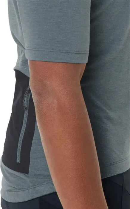Vaude Kuro HZ II Gravel Trikot kurzarm heron (Herren)