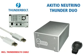 Akitio Neutrino Thunder Duo, Thunderbolt 1 / Mini DisplayPort 1.1a