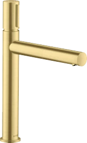Hansgrohe Axor Uno Select 200 für Aufsatzwaschtische mit Ablaufgarnitur brushed brass