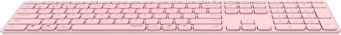 Rapoo E9800M Multi-mode Wireless Ultra-slim Keyboard rosa, USB/Bluetooth, DE