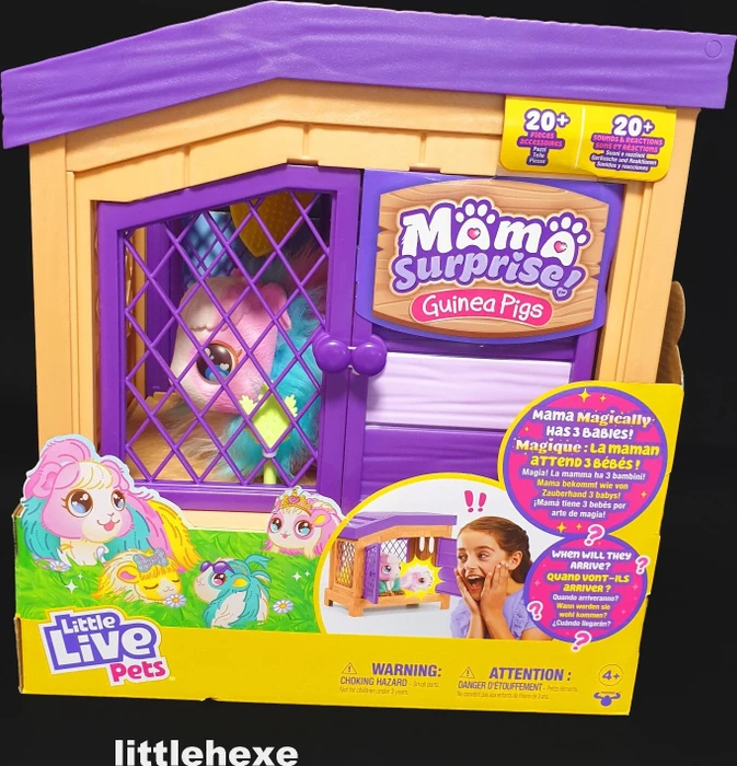 Moose Toys Little Live Pets Mama Surprise Meerschweinchen Rainbow Edition