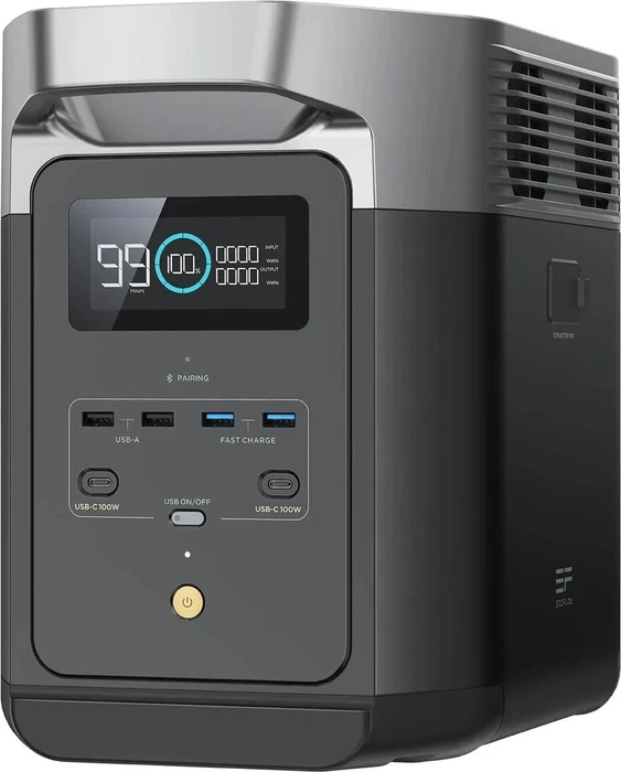 EcoFlow DELTA 2 Power Station Solargenerator, 1024Wh