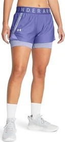 Under Armour Play Up 2in1 Laufhose kurz quirky lime/white (Damen)