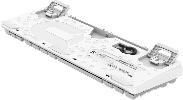 Endorfy SilentiumPC SPC Gear GK630K, PBT, LEDs RGB, Onyx White Tournament, Kailh BROWN, USB, DE