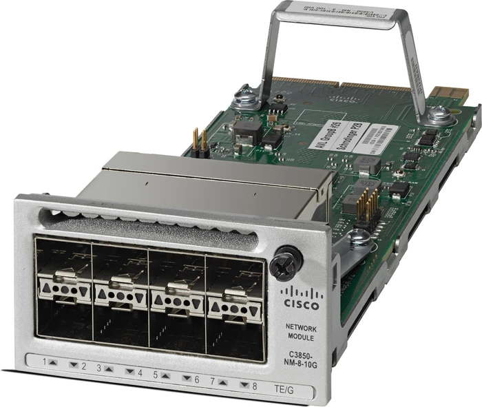 Cisco Catalyst 3850 IP Services Rackmount 10G Managed Stacking Switch, 32x SFP+, 1x Erweiterungsslot, Bundle (1x)