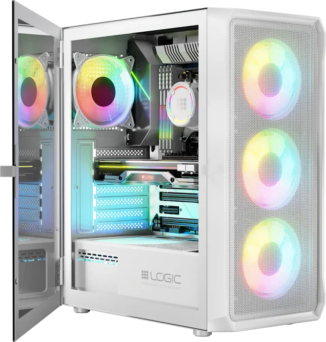 Logic Concept Portos ARGB Midi White, Glasfenster