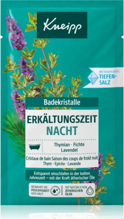 Kneipp Badekristalle Erkältungszeit Nacht, 60g