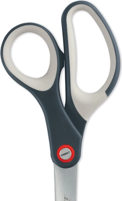 Leitz Cosy Titan Büroschere, Universalschere/Papierschere, Rechtshänder, 205mm, grau/weiß