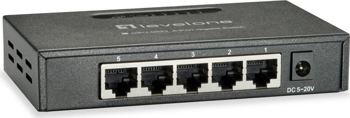 LevelOne GEU Desktop Gigabit Switch, 5x RJ-45