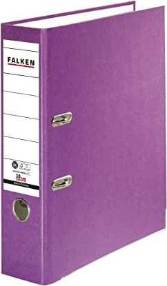 Falken Recycolor Ordner 2-Ring, 80mm, A4, violett