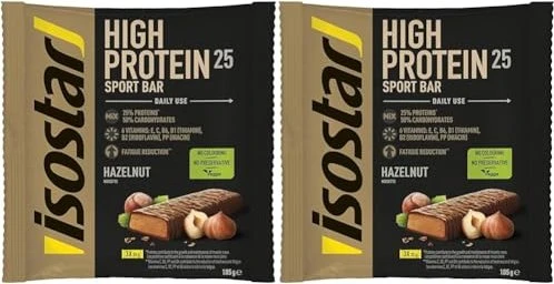 isostar High Protein 25 Riegel Haselnuss 105g (3x 35g)