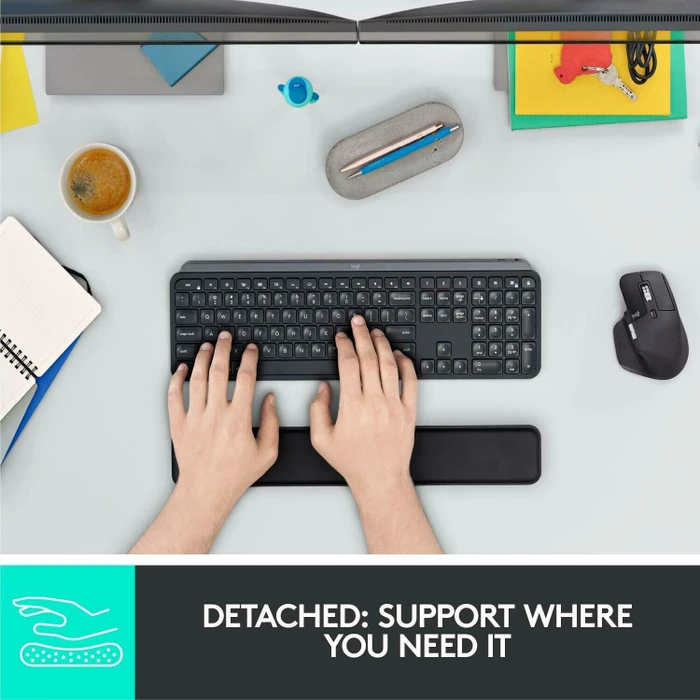 Logitech MX Palm Rest, schwarz