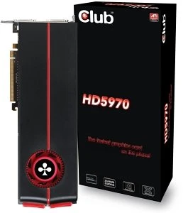 Club 3D Radeon HD 5970, 2x 1GB GDDR5, 2x DVI, mDP