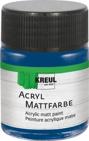 Kreul Acryl Mattfarbe, dunkelblau, 50ml
