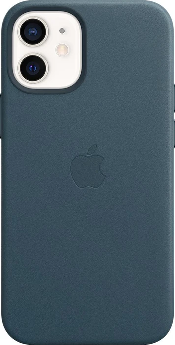 Apple Leder Case mit MagSafe für iPhone 12 Mini baltischblau
