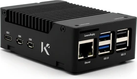 KKSB Aluminiumgehäuse für Raspberry Pi 5, schwarz