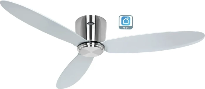 CasaFan Eco Plano II 132 BN-SI WiFi Deckenventilator silber/chrom gebürstet