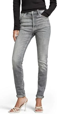 G-Star Kafey Ultra High Skinny Jeans sun faded glacier grey (Damen)