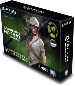 Sapphire Radeon HD 7870 GHz Edition OC, 2GB GDDR5, DVI, HDMI, 2x mDP, lite retail