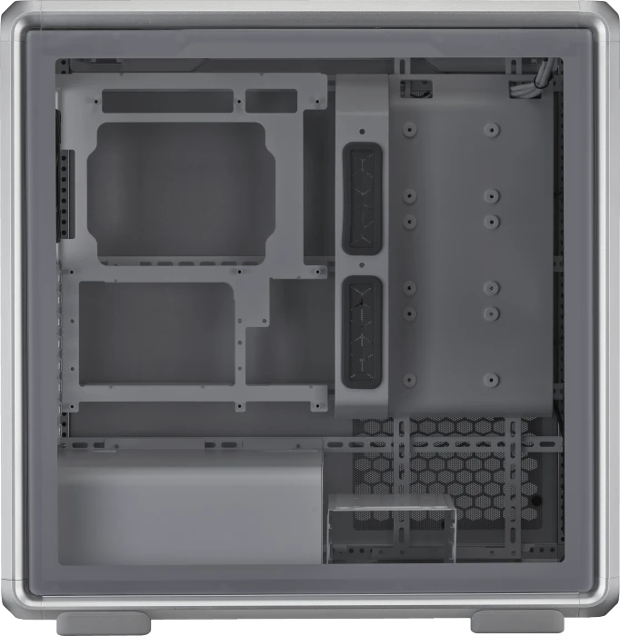 Cooler Master MasterFrame 600, silber, Glasfenster