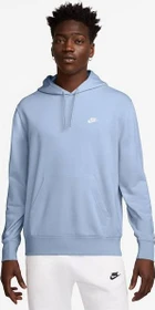 Nike Club French-Terry Hoodie hydrogen blue/white (Herren)