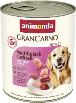 animonda GranCarno Dose Fleisch pur Adult Multifleisch-Cocktail, 9.60kg (12x 800g)