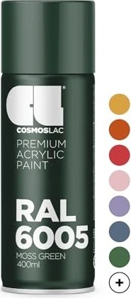 Cosmos Lac Acryllack-Spray RAL 6005 moss green glänzend, 400ml