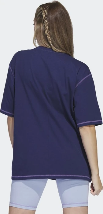 adidas Sport Statement Boyfriend Pocket T-Shirt kurzarm dark blue (Damen)