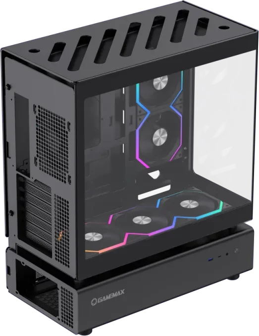 GameMax N80 Black, Glasfenster
