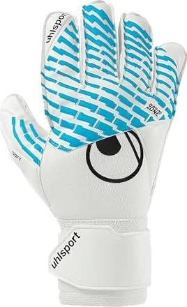 uhlsport FM Cybertec Soft Pro Torwarthandschuhe white/cyber blue/black