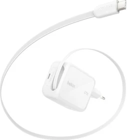 Belkin BoostCharge Pro Ladegerät 2-Port USB-C GaN 67W weiß