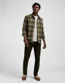 Lee Regular Leesure Hemd langarm moss garden jaspe (Herren)