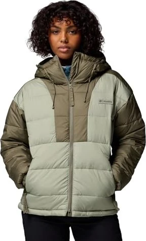 Columbia Pike Lake III Hooded Puffer Jacke safari/stone green (Damen)