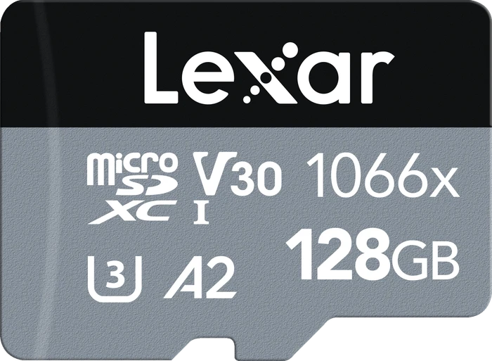 Lexar Professional 1066x Silver Series R160/W70 128GB Kit, UHS-I U3, A2, Class 10