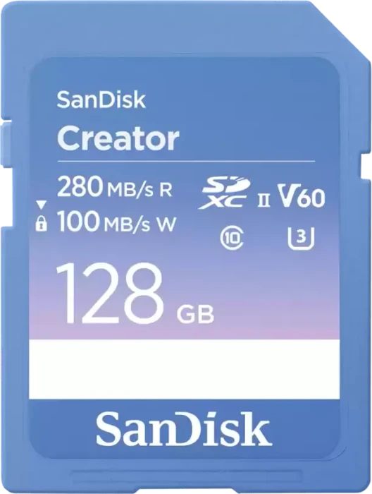 SanDisk Creator SDXC, UHS-II U3, Class 10