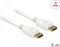 DeLOCK DisplayPort 1.2 Kabel 4K 60Hz weiß, 5m Vorschaubild