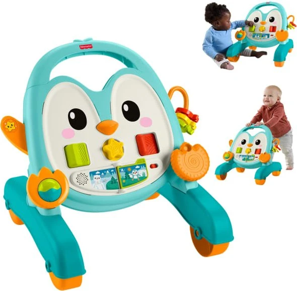 Mattel Fisher-Price 2-In-1 Musical Penguin Activity Walker