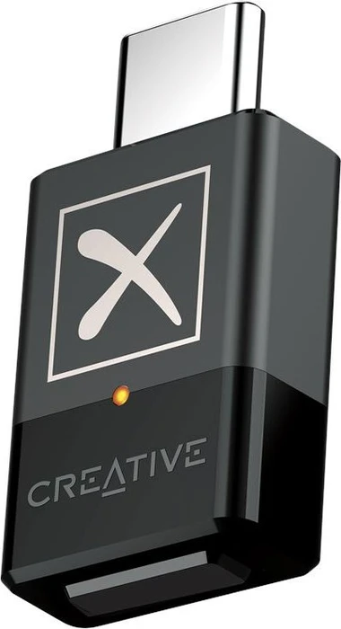 Creative BT-W5 - Smart Bluetooth 5.3 Audio Transmitter with aptX Adaptive (SA0180), Bluetooth 5.3, USB-C 2.0 [Stecker]