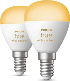 Philips Hue White Ambiance 470 LED-Bulb E14 5.1W, 2 Stück