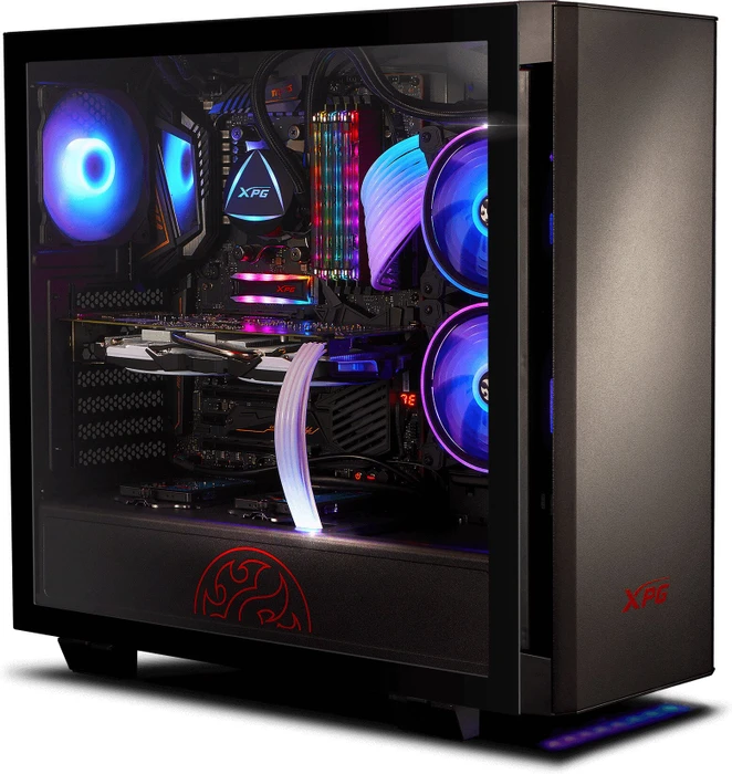 ADATA XPG Invader, schwarz, Glasfenster