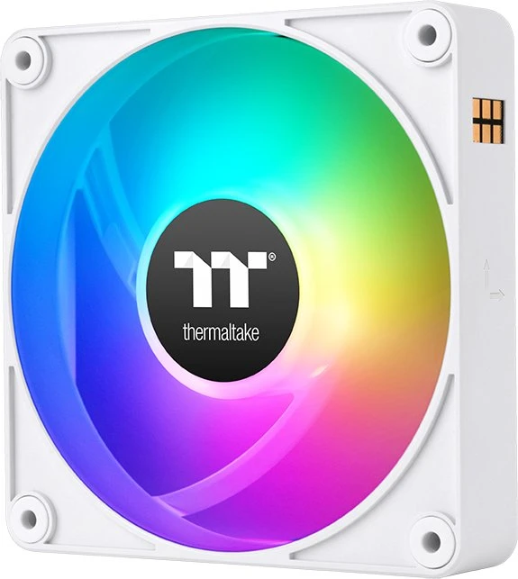 Thermaltake CT120 EX ARGB Sync Snow White, weiß, 120mm, 3er-Pack