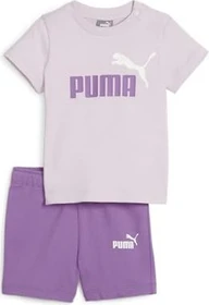 Puma Minicats T-Shirt and Shorts Set grape dust (Junior)