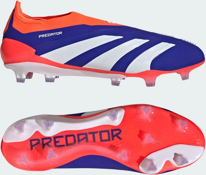 adidas Predator Elite Laceless FG lucid blue/cloud white/solar red