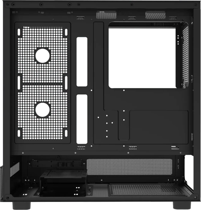 DarkFlash DPX90 Black, Glasfenster