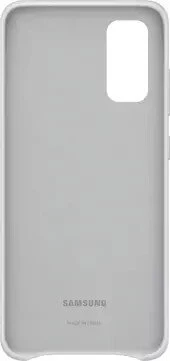 Samsung Leather Cover für Galaxy S20 light gray