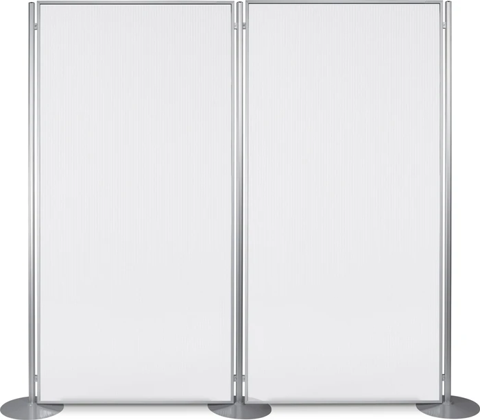 Magnetoplan Professional Hygiene-Raumtrenner, transparent, 100x200cm