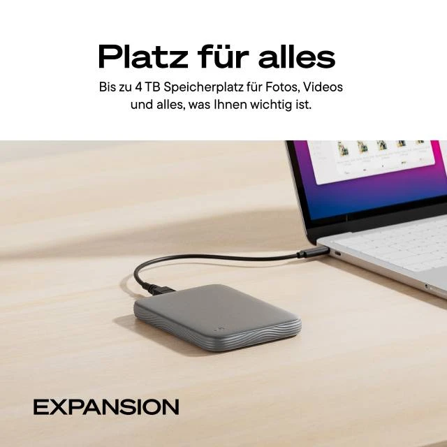 Seagate Expansion Portable (2026), 4TB, USB 3.0 Micro-B